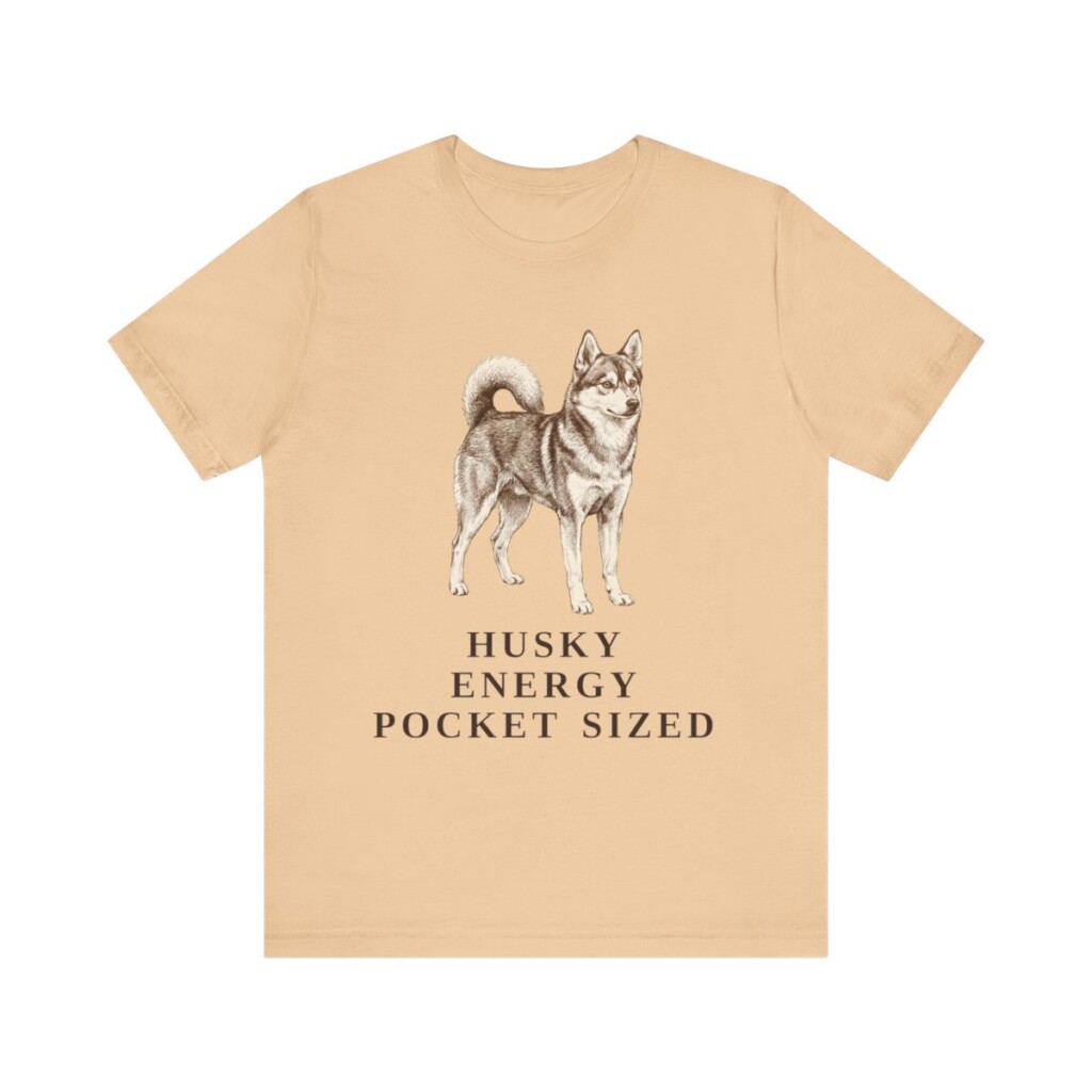 Alaskan Klee Kai Humor Shirt, Vintage Dog Sketch Tee, Dog Humor Gift