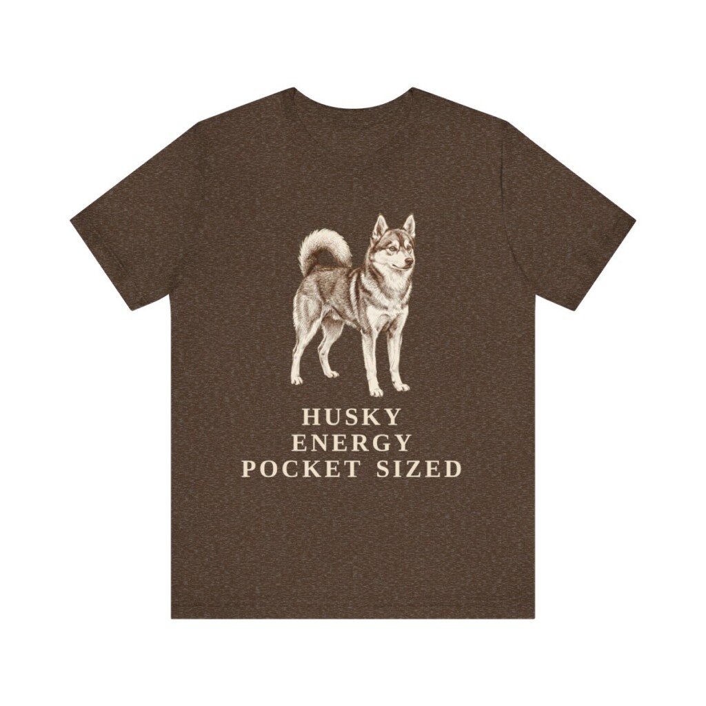 Alaskan Klee Kai Humor Shirt, Vintage Dog Sketch Tee, Dog Humor Gift