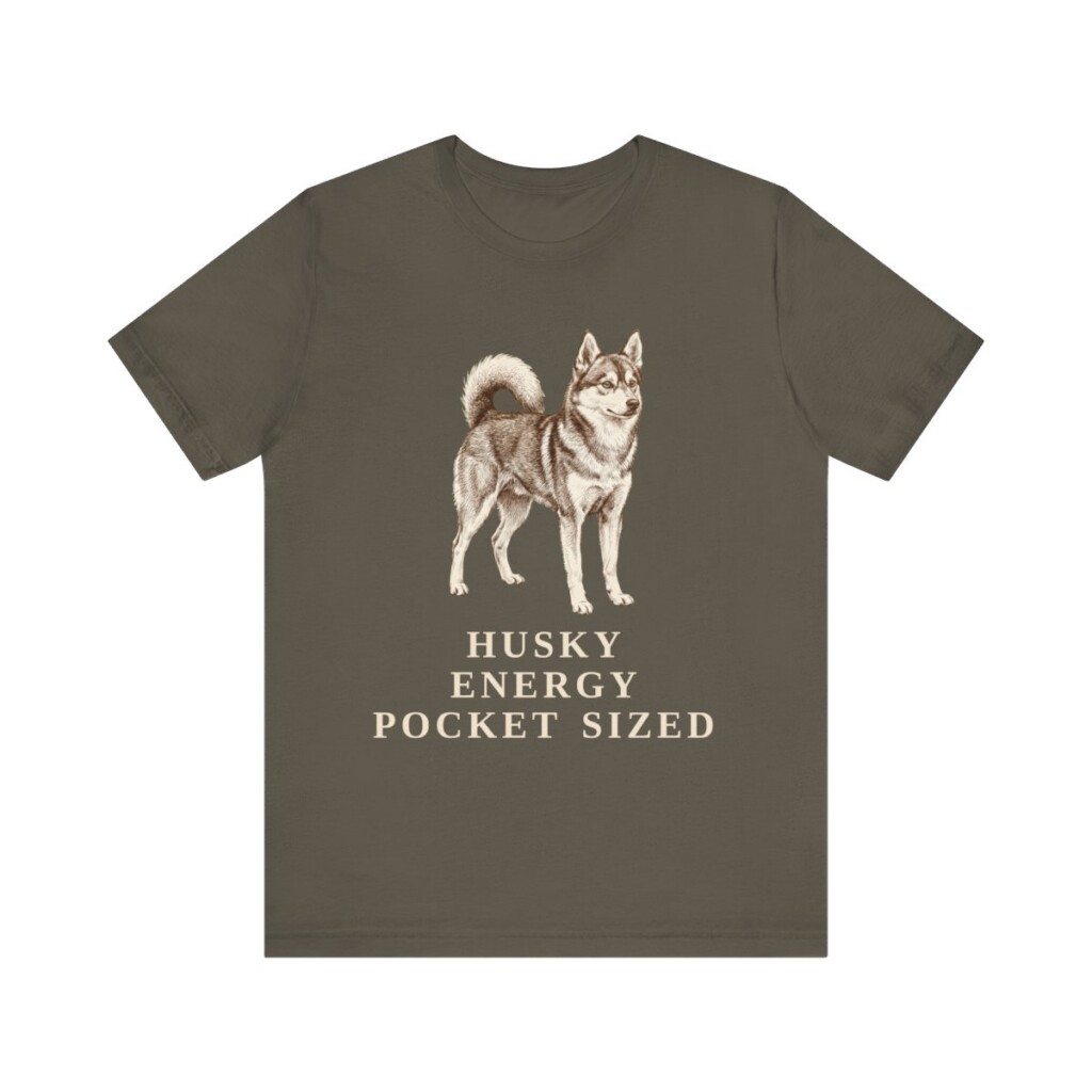 Alaskan Klee Kai Humor Shirt, Vintage Dog Sketch Tee, Dog Humor Gift