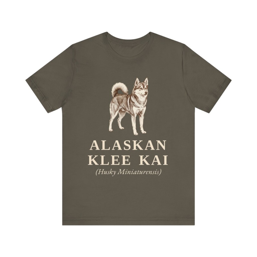 Alaskan Klee Kai Latin Shirt, Vintage Dog Sketch Tee, Dog Latin Gift Alaskan Klee Kai Latin Shirt, Vintage Dog Sketch Tee, Dog Latin Gift