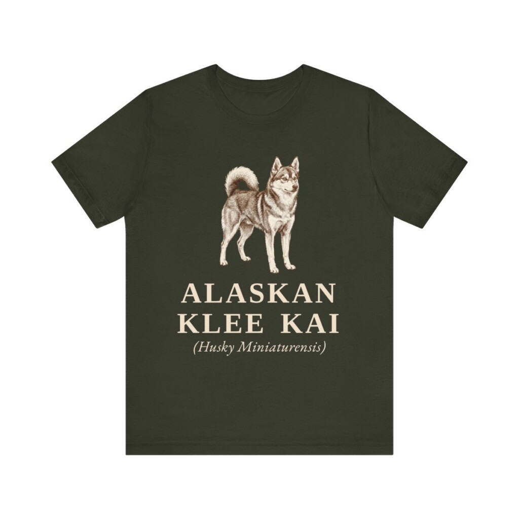 Alaskan Klee Kai Latin Shirt, Vintage Dog Sketch Tee, Dog Latin Gift Alaskan Klee Kai Latin Shirt, Vintage Dog Sketch Tee, Dog Latin Gift