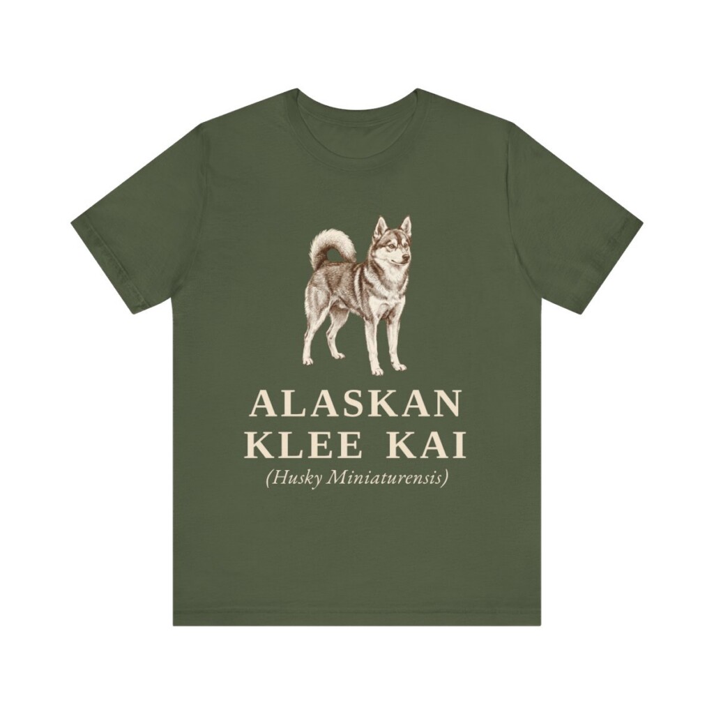 Alaskan Klee Kai Latin Shirt, Vintage Dog Sketch Tee, Dog Latin Gift Alaskan Klee Kai Latin Shirt, Vintage Dog Sketch Tee, Dog Latin Gift