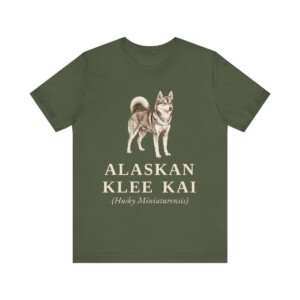 Alaskan Klee Kai Latin Shirt, Vintage Dog Sketch Tee, Dog Latin Gift
