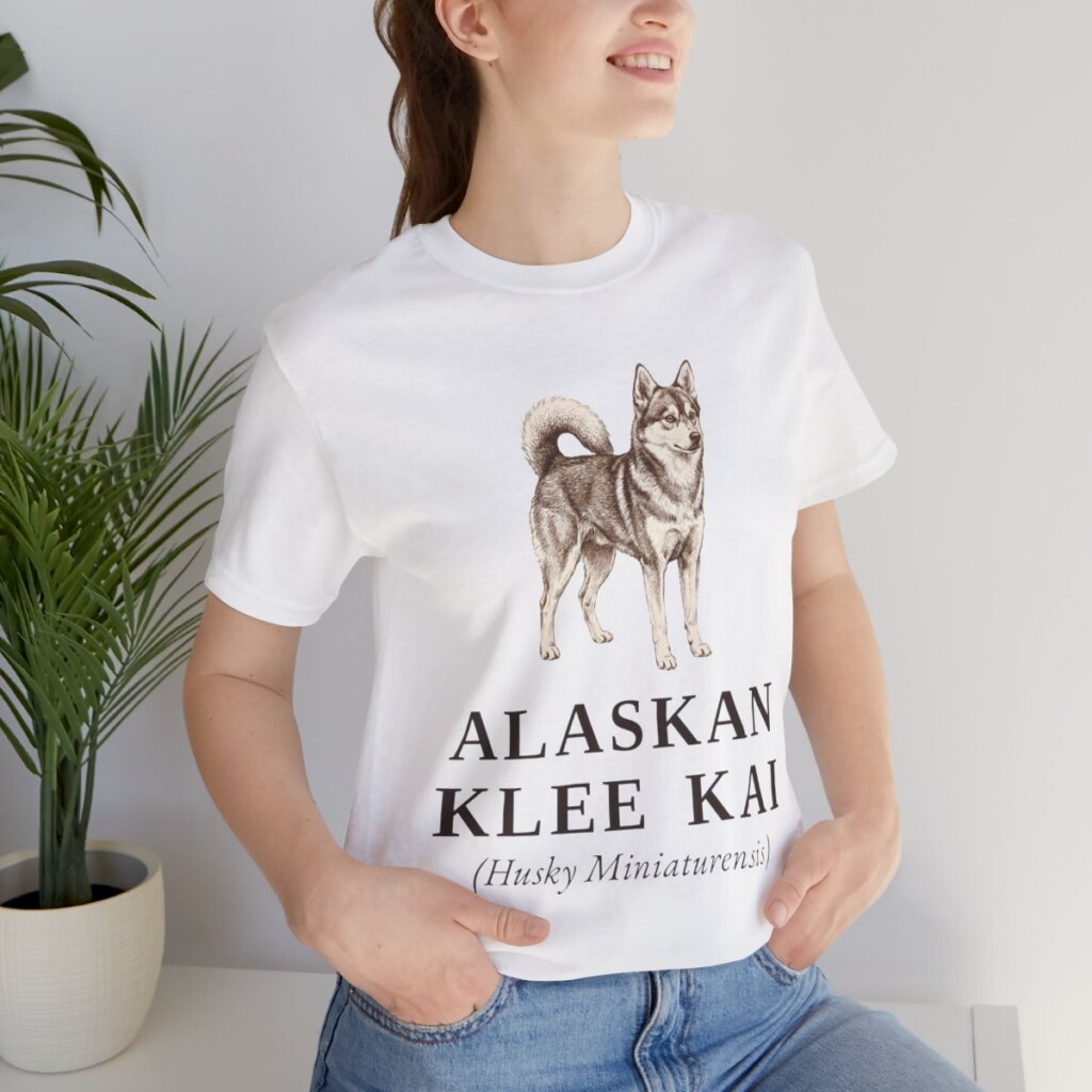 Alaskan Klee Kai Latin Shirt, Vintage Dog Sketch Tee, Dog Latin Gift Alaskan Klee Kai Latin Shirt, Vintage Dog Sketch Tee, Dog Latin Gift