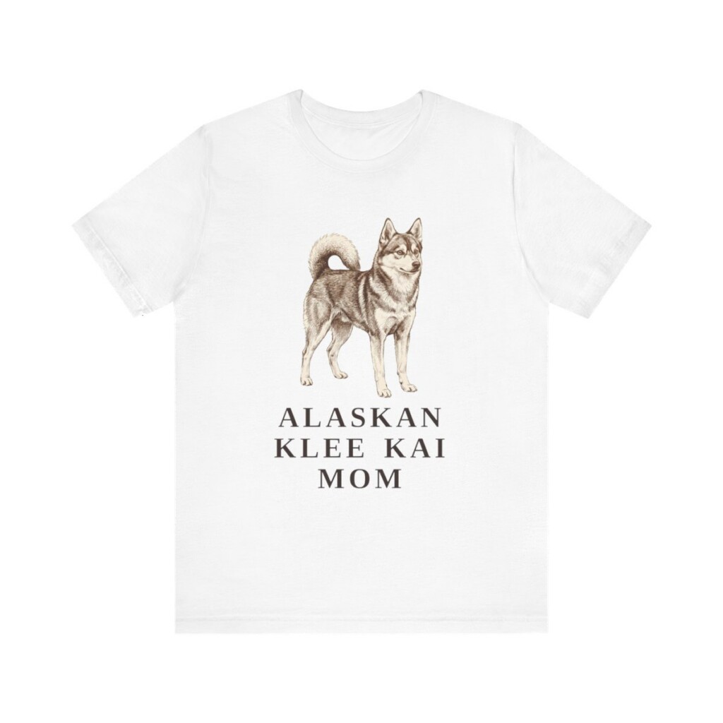 Alaskan Klee Kai Mom Shirt, Vintage Dog Sketch Tee, Dog Mom Gift