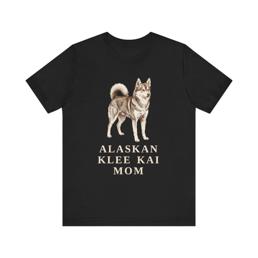 Alaskan Klee Kai Mom Shirt, Vintage Dog Sketch Tee, Dog Mom Gift