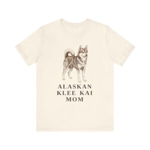 Alaskan Klee Kai Mom Shirt, Vintage Dog Sketch Tee, Dog Mom Gift