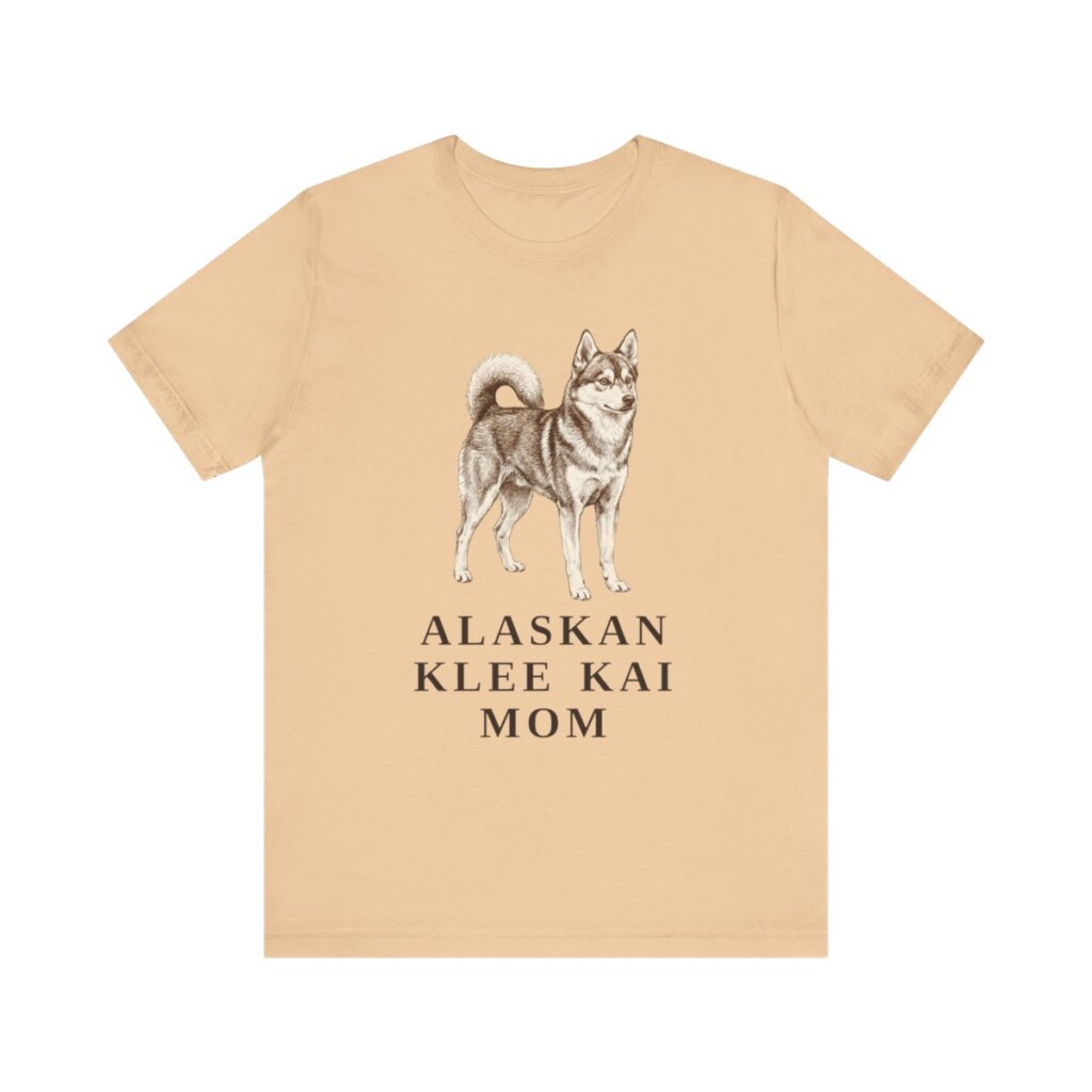 Alaskan Klee Kai Mom Shirt, Vintage Dog Sketch Tee, Dog Mom Gift