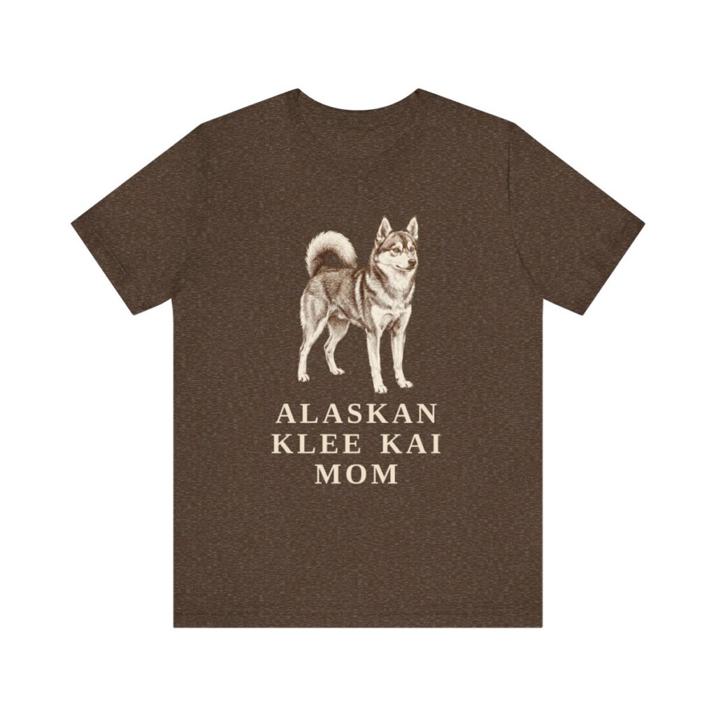 Alaskan Klee Kai Mom Shirt, Vintage Dog Sketch Tee, Dog Mom Gift