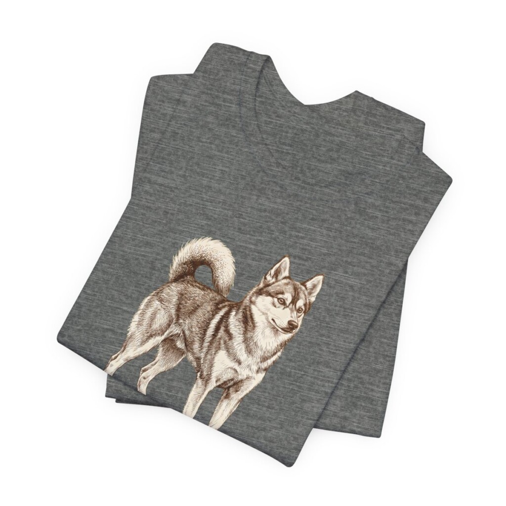 Alaskan Klee Kai Mom Shirt, Vintage Dog Sketch Tee, Dog Mom Gift