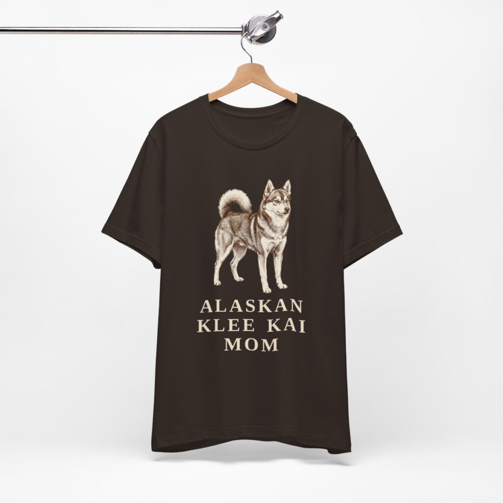 Alaskan Klee Kai Mom Shirt, Vintage Dog Sketch Tee, Dog Mom Gift