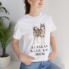 Alaskan Klee Kai Mom Shirt, Vintage Dog Sketch Tee, Dog Mom Gift