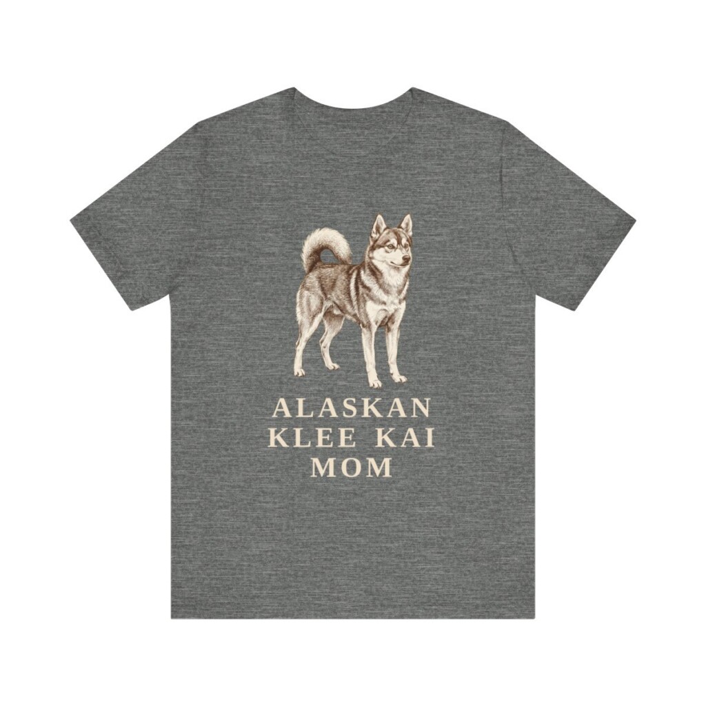 Alaskan Klee Kai Mom Shirt, Vintage Dog Sketch Tee, Dog Mom Gift