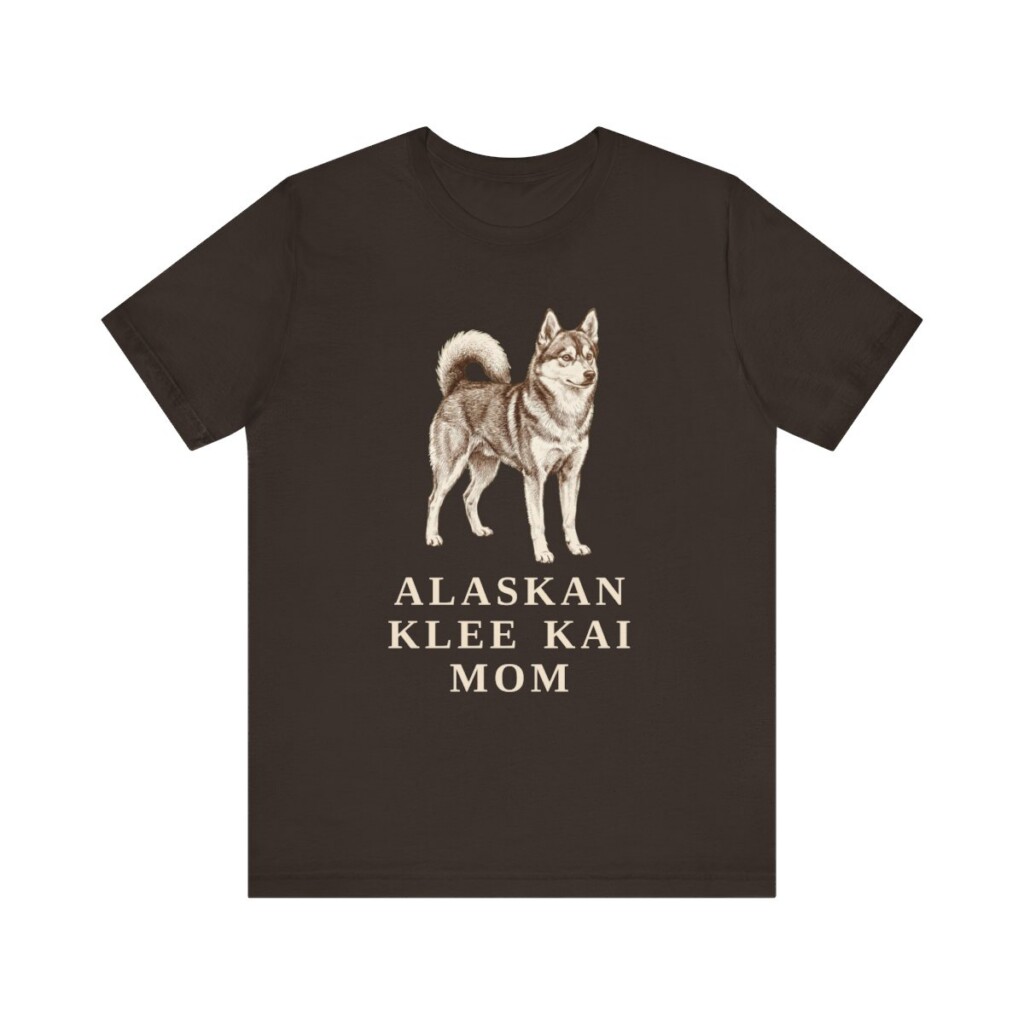 Alaskan Klee Kai Mom Shirt, Vintage Dog Sketch Tee, Dog Mom Gift