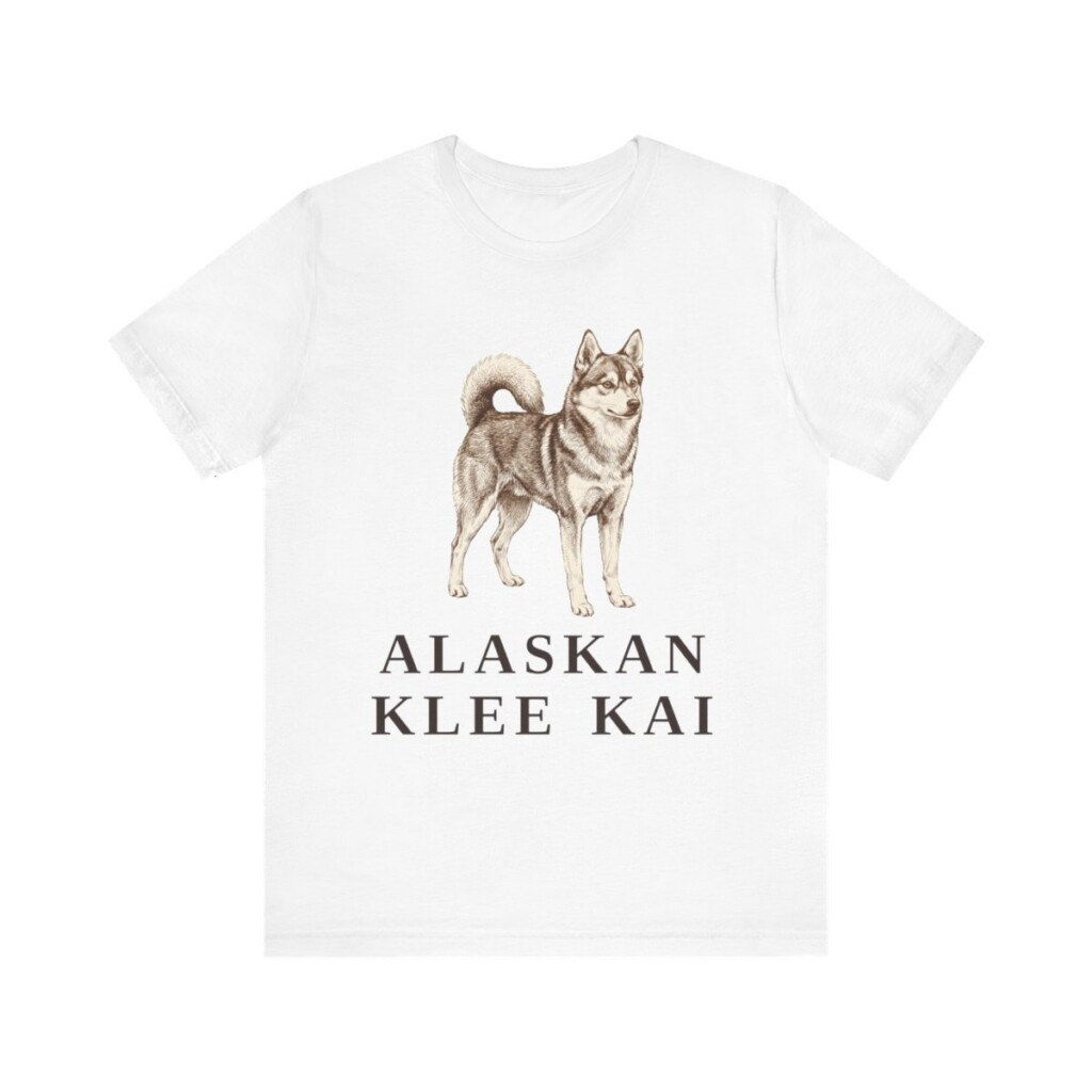Alaskan Klee Kai Shirt, Vintage Dog Sketch Tee, Dog Lover Gift