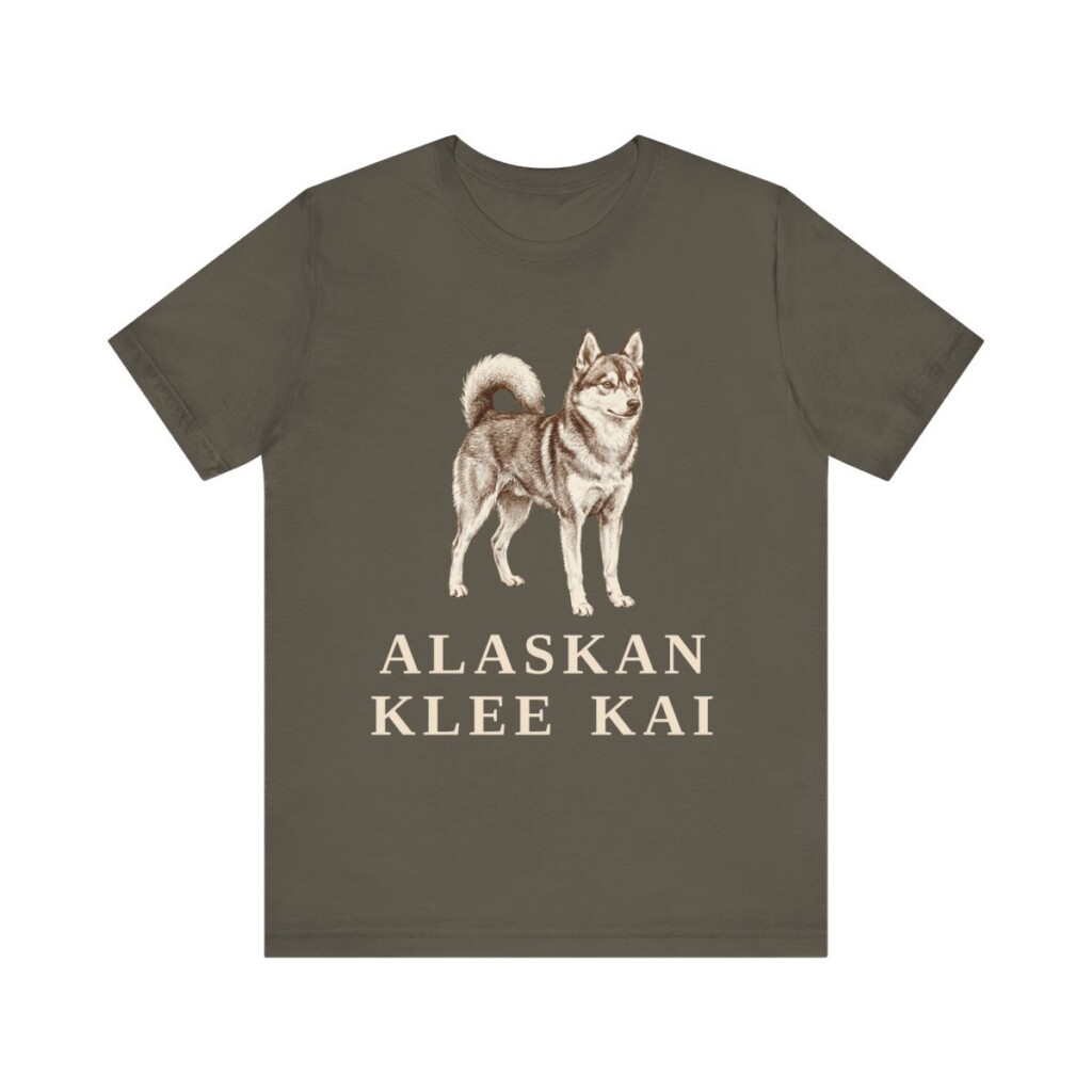 Alaskan Klee Kai Shirt, Vintage Dog Sketch Tee, Dog Lover Gift