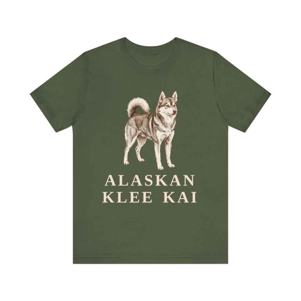 Alaskan Klee Kai Shirt, Vintage Dog Sketch Tee, Dog Lover Gift