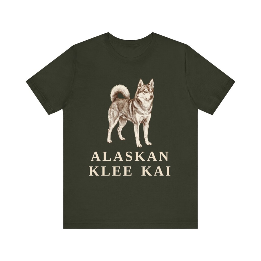 Alaskan Klee Kai Shirt, Vintage Dog Sketch Tee, Dog Lover Gift
