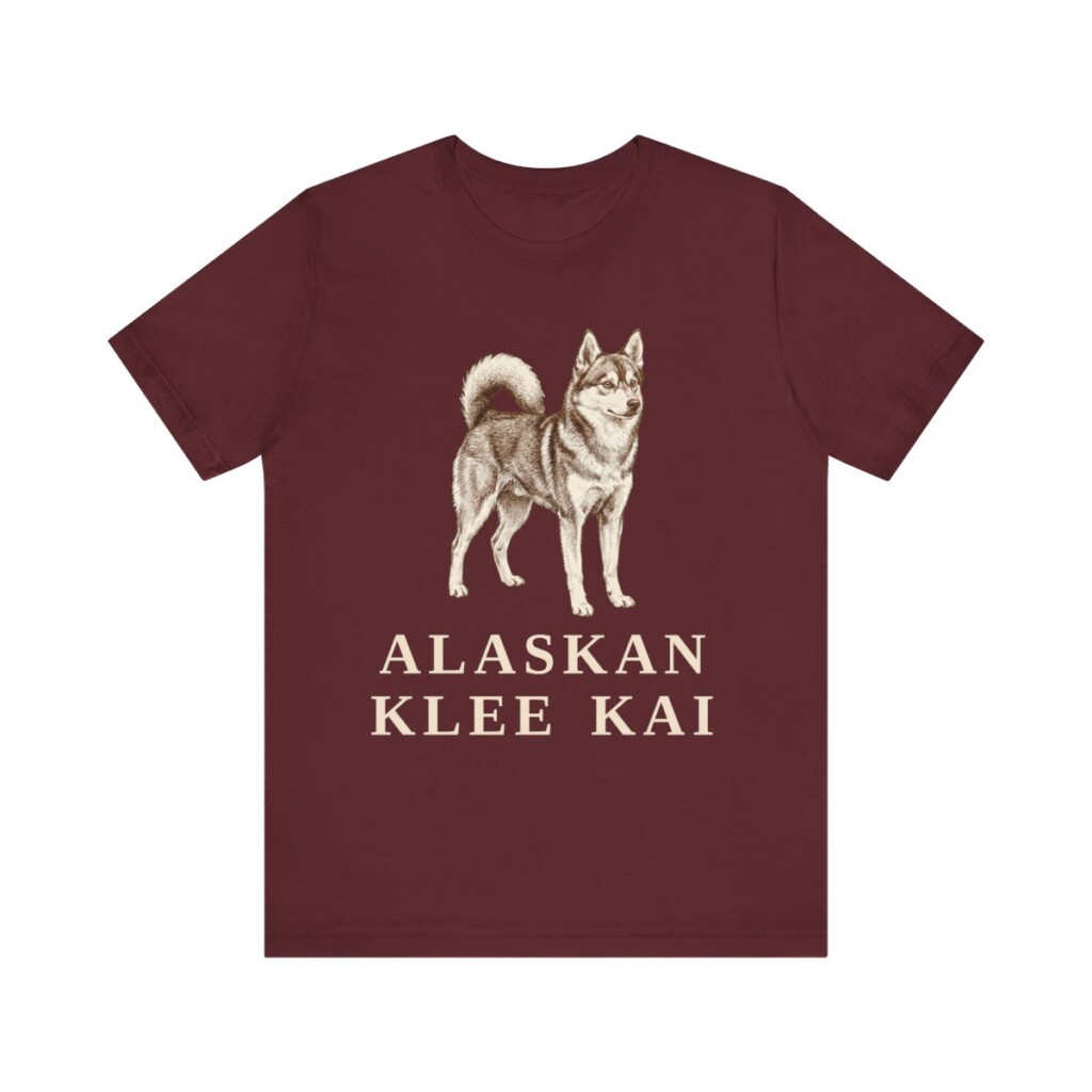 Alaskan Klee Kai Shirt, Vintage Dog Sketch Tee, Dog Lover Gift