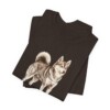 Alaskan Klee Kai Shirt, Vintage Dog Sketch Tee, Dog Lover Gift