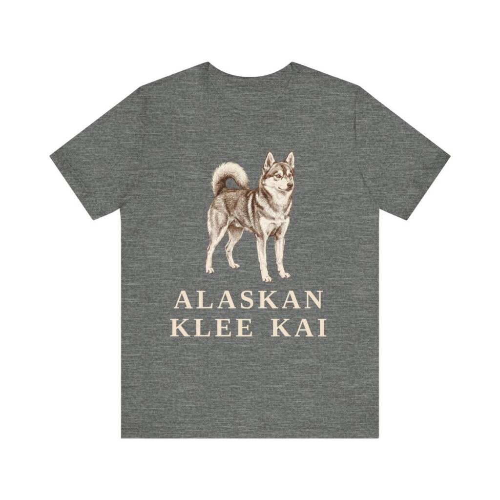Alaskan Klee Kai Shirt, Vintage Dog Sketch Tee, Dog Lover Gift
