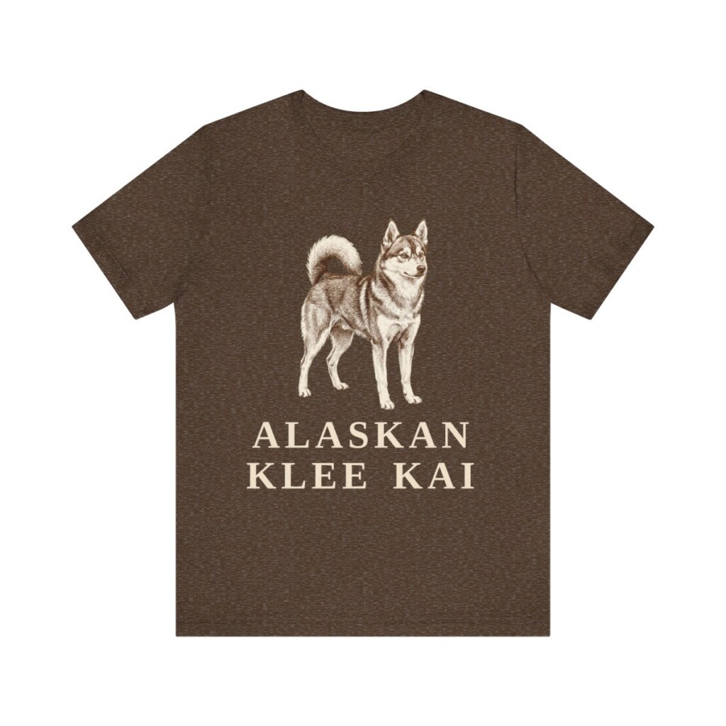 Alaskan Klee Kai Shirt, Vintage Dog Sketch Tee, Dog Lover Gift