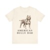 American Bully Dad Shirt, Vintage Dog Sketch Tee, Dog Dad Gift