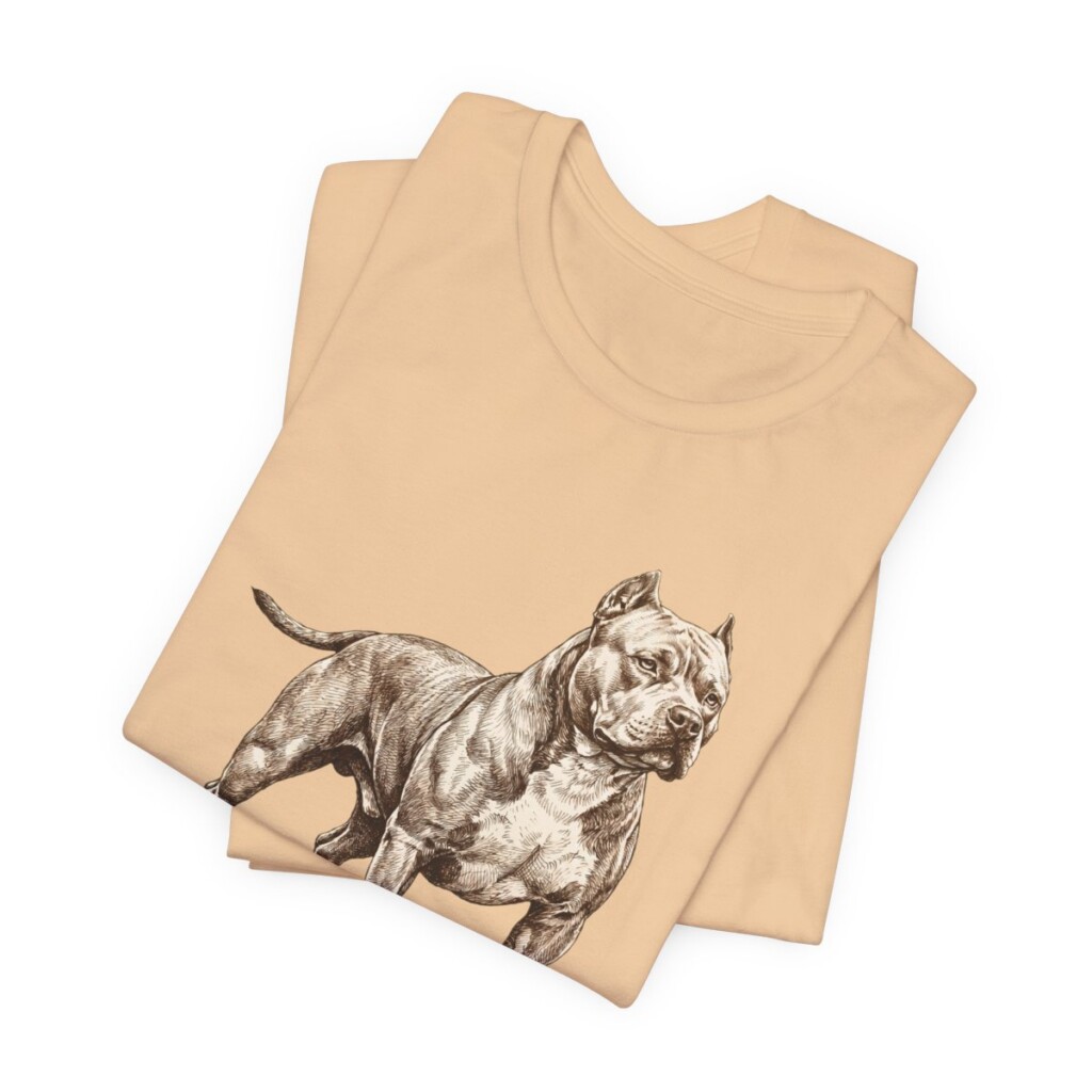 American Bully Dad Shirt, Vintage Dog Sketch Tee, Dog Dad Gift