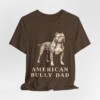 American Bully Dad Shirt, Vintage Dog Sketch Tee, Dog Dad Gift