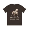American Bully Dad Shirt, Vintage Dog Sketch Tee, Dog Dad Gift