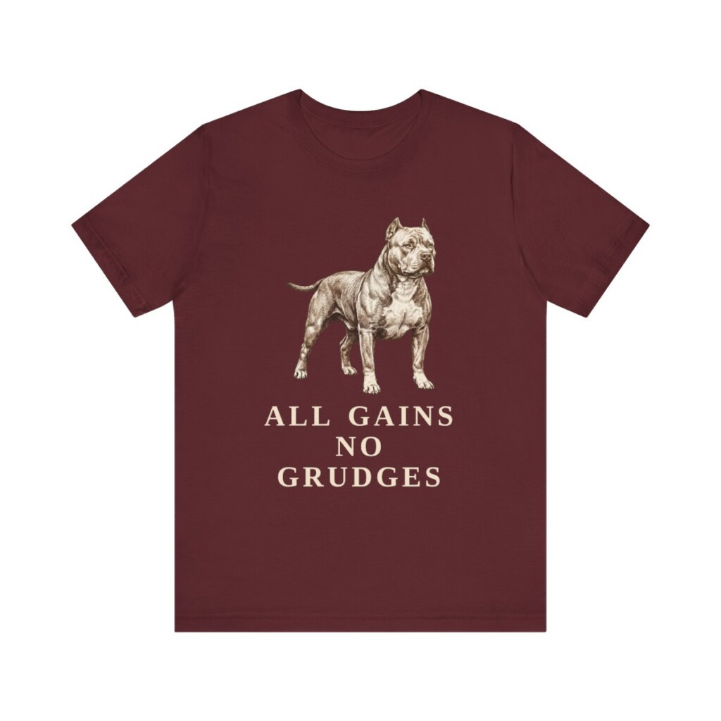 American Bully Humor Shirt, Vintage Dog Sketch Tee, Dog Humor Gift