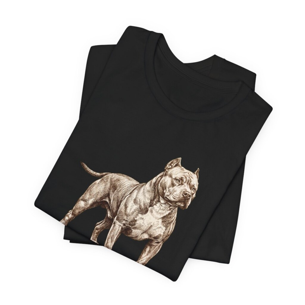 American Bully Humor Shirt, Vintage Dog Sketch Tee, Dog Humor Gift