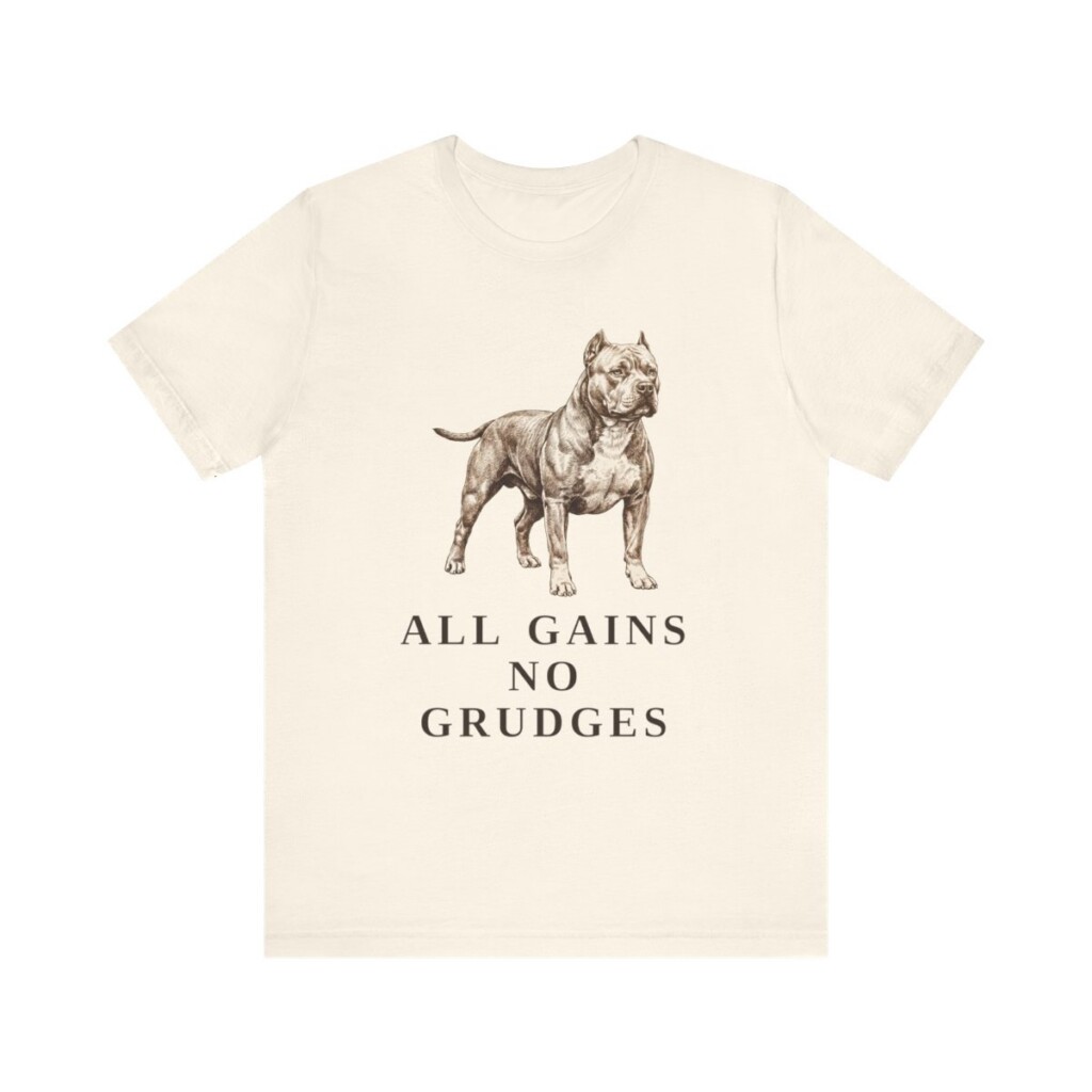 American Bully Humor Shirt, Vintage Dog Sketch Tee, Dog Humor Gift
