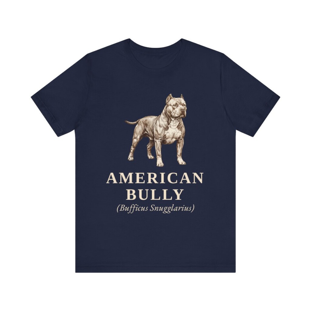 American Bully Latin Shirt, Vintage Dog Sketch Tee, Dog Latin Gift