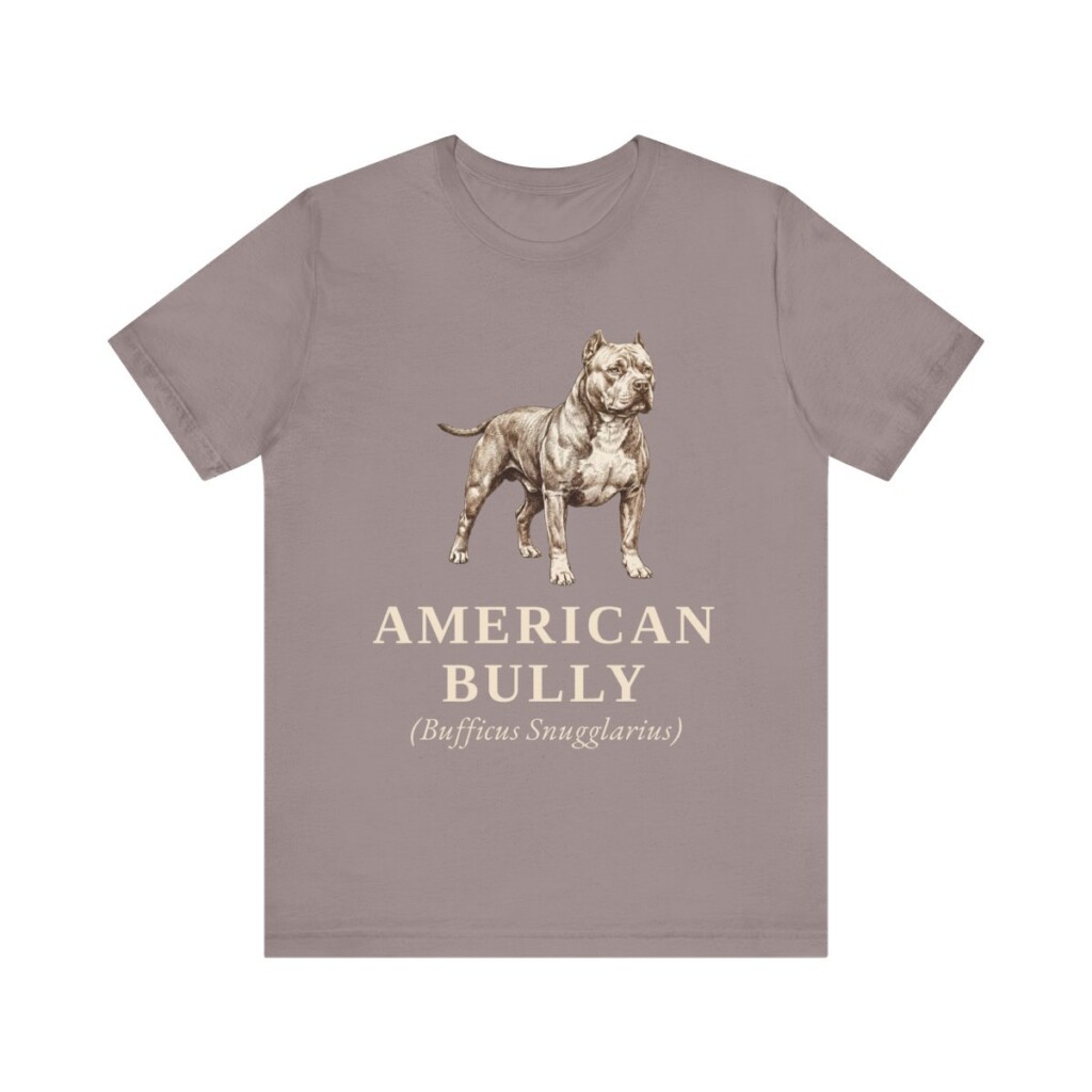 American Bully Latin Shirt, Vintage Dog Sketch Tee, Dog Latin Gift