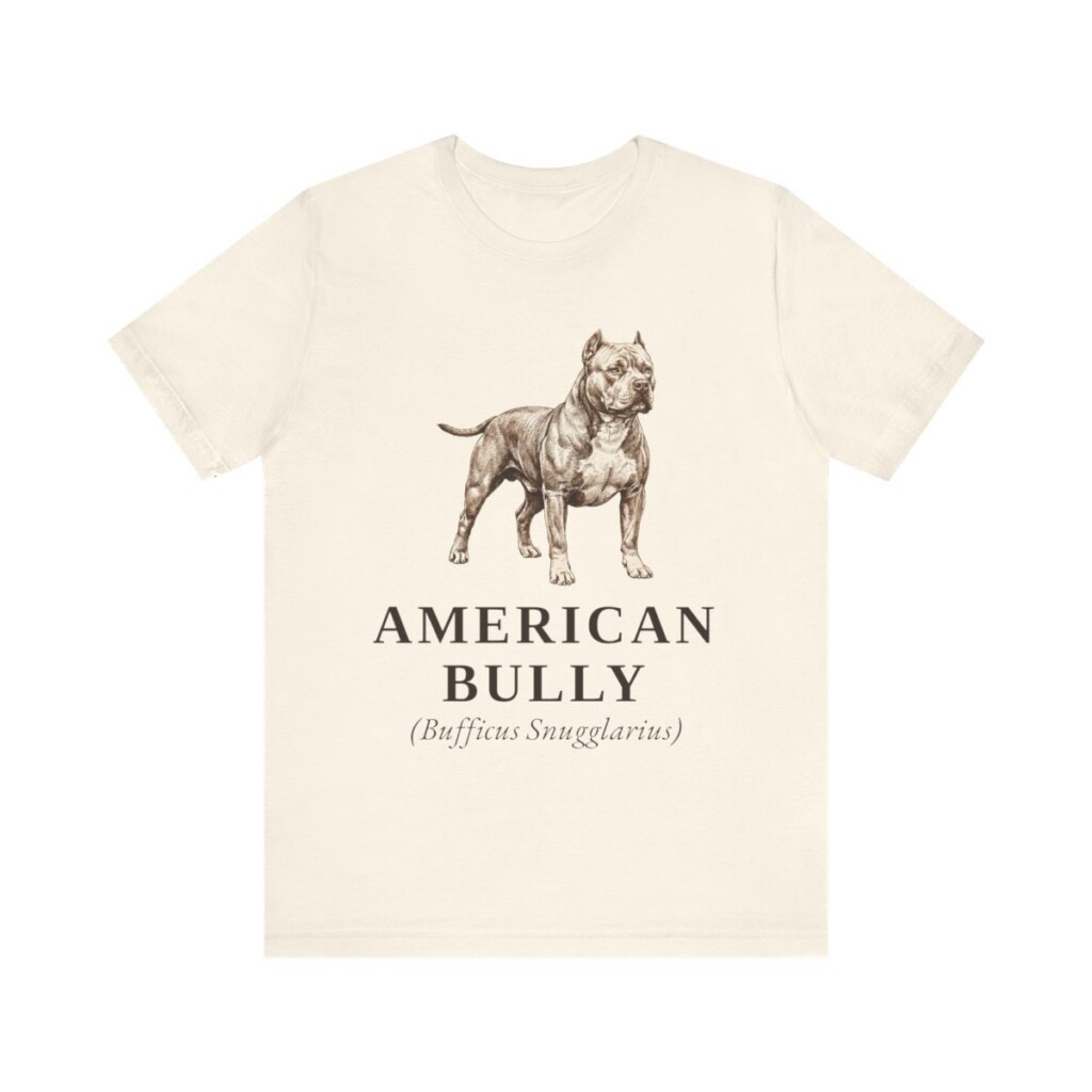 American Bully Latin Shirt, Vintage Dog Sketch Tee, Dog Latin Gift