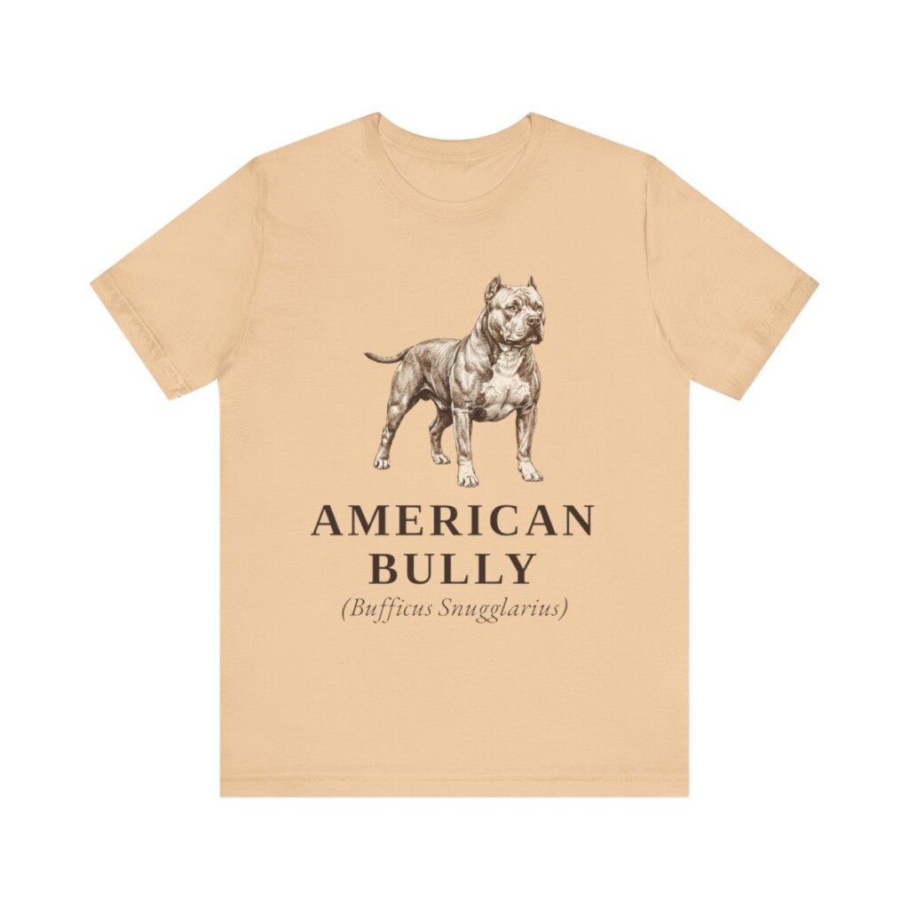 American Bully Latin Shirt, Vintage Dog Sketch Tee, Dog Latin Gift