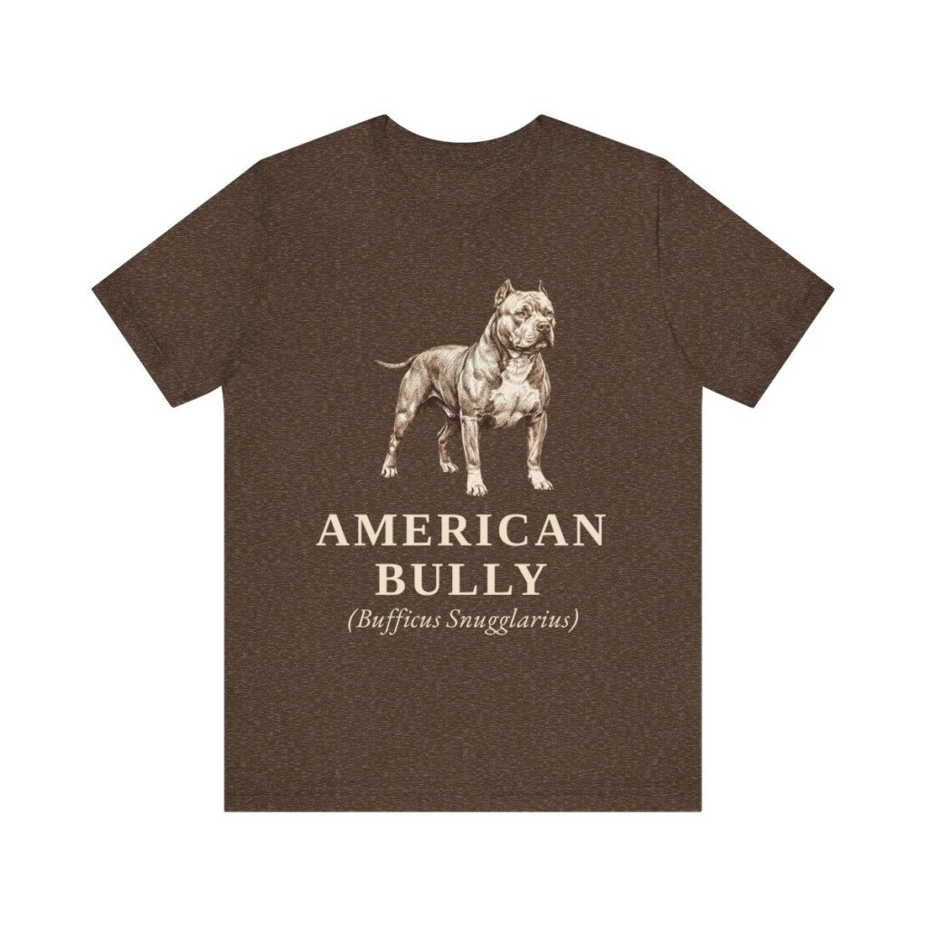 American Bully Latin Shirt, Vintage Dog Sketch Tee, Dog Latin Gift