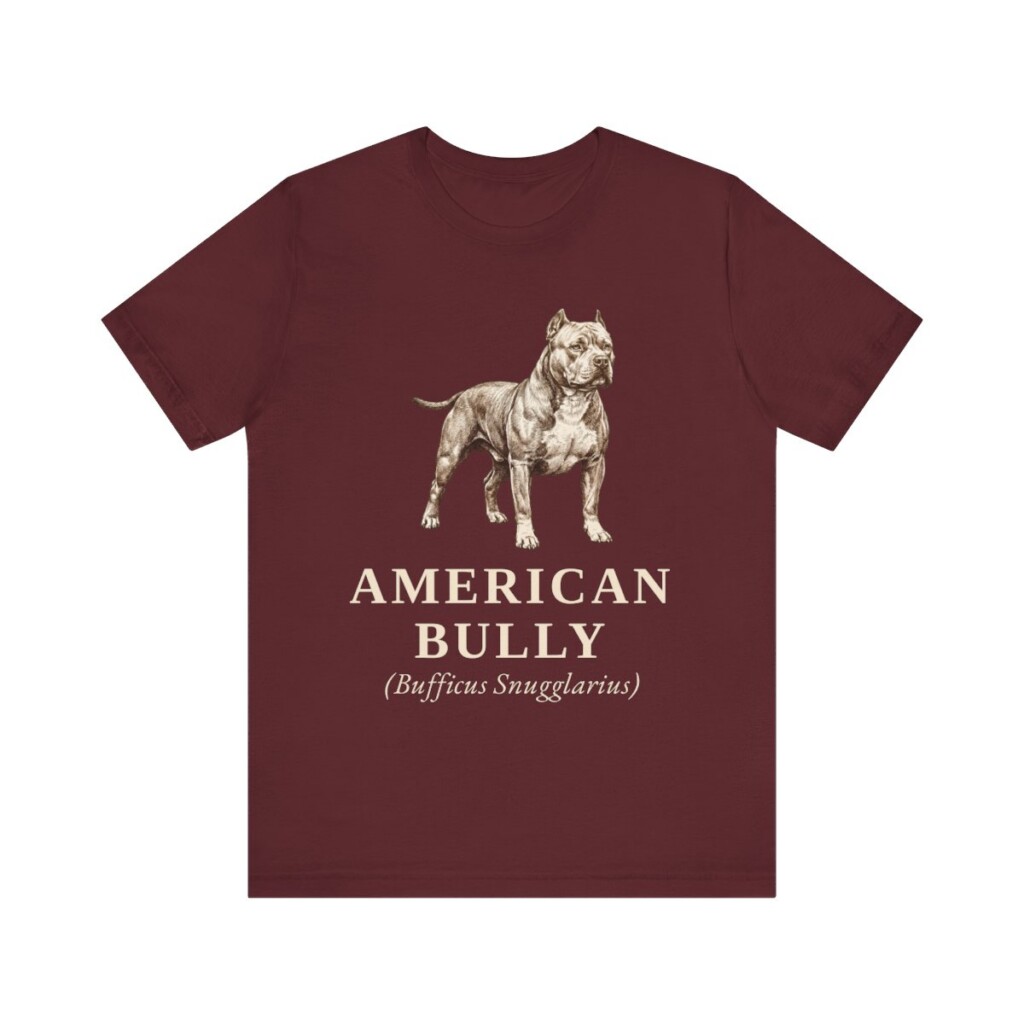 American Bully Latin Shirt, Vintage Dog Sketch Tee, Dog Latin Gift