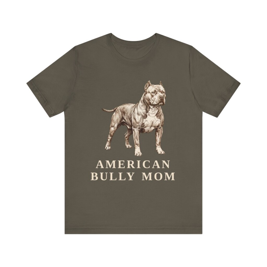 American Bully Mom Shirt, Vintage Dog Sketch Tee, Dog Mom Gift