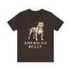 American Bully Shirt, Vintage Dog Sketch Tee, Dog Lover Gift