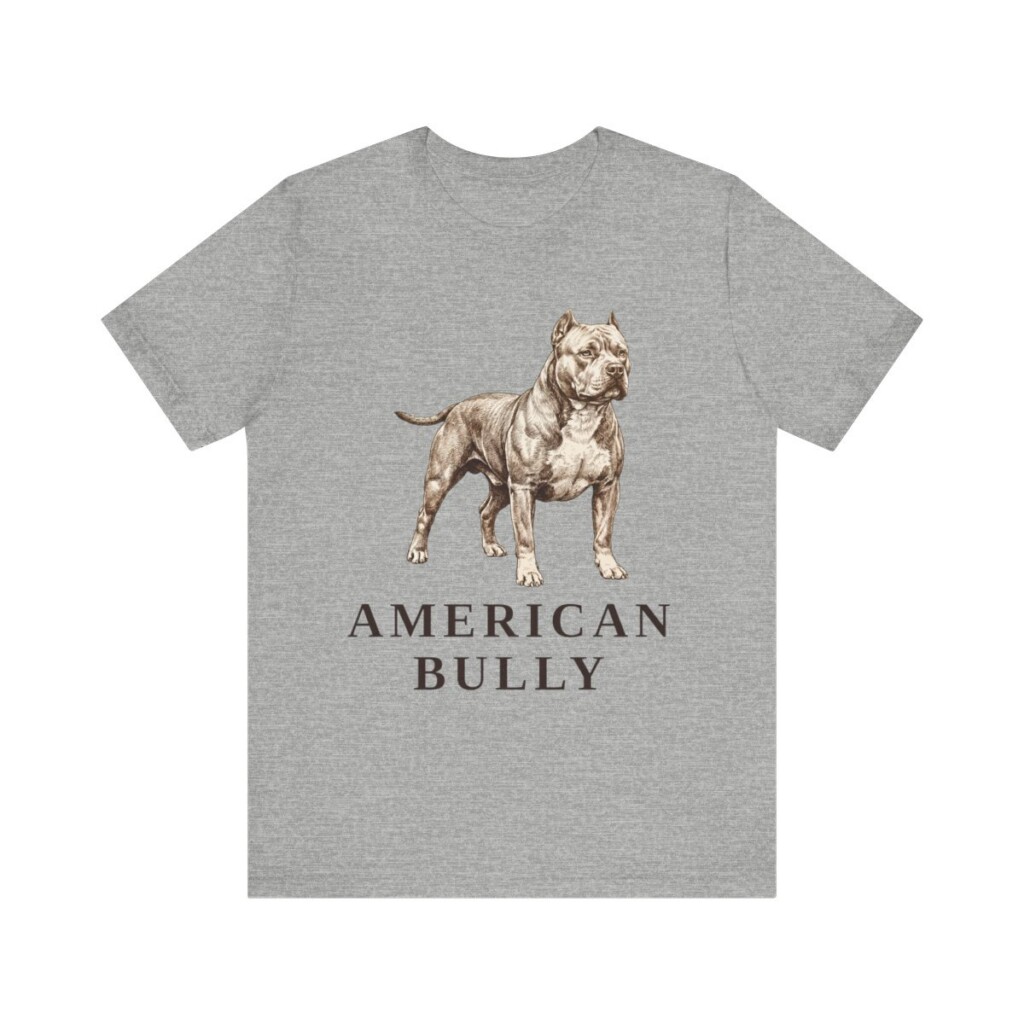 American Bully Shirt, Vintage Dog Sketch Tee, Dog Lover Gift