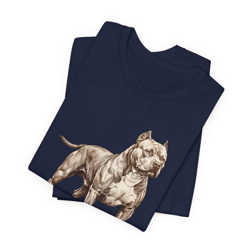 American Bully Shirt, Vintage Dog Sketch Tee, Dog Lover Gift
