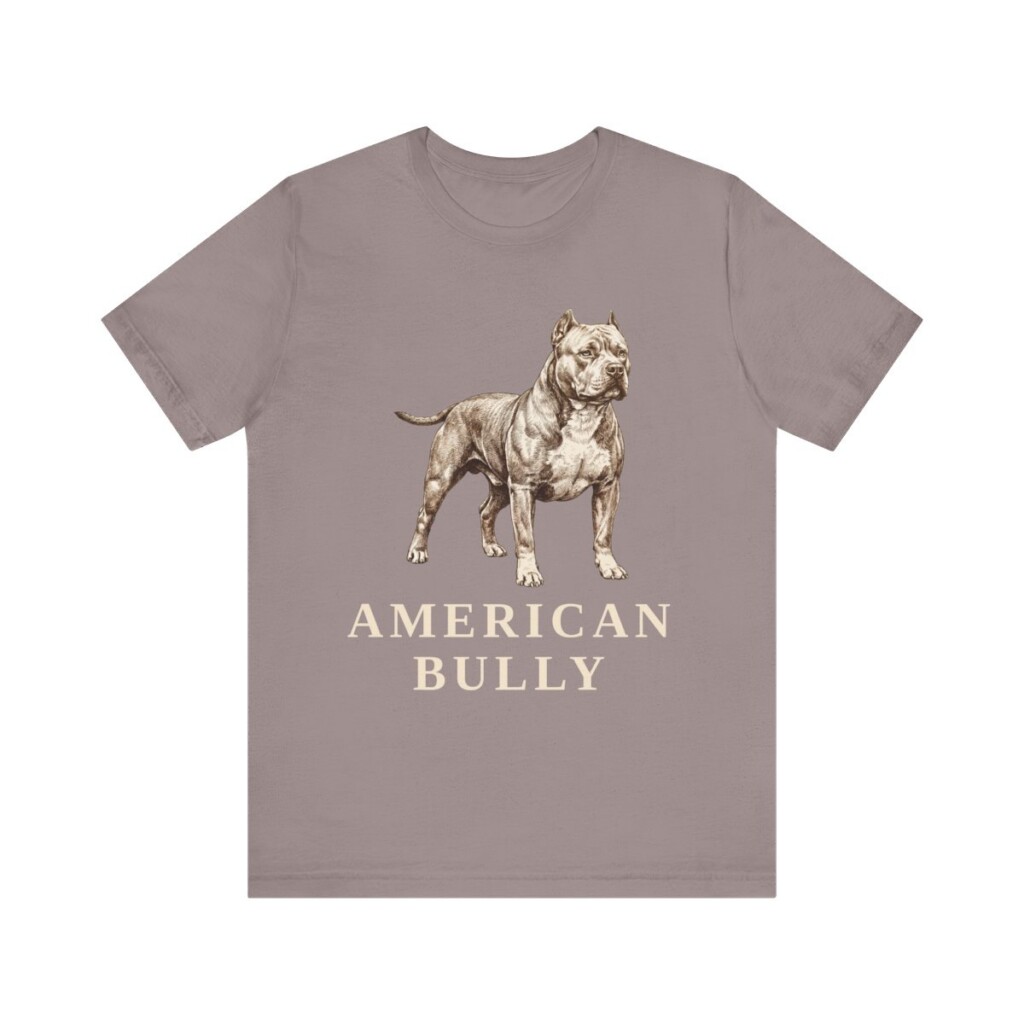 American Bully Shirt, Vintage Dog Sketch Tee, Dog Lover Gift