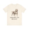 American Bully Shirt, Vintage Dog Sketch Tee, Dog Lover Gift