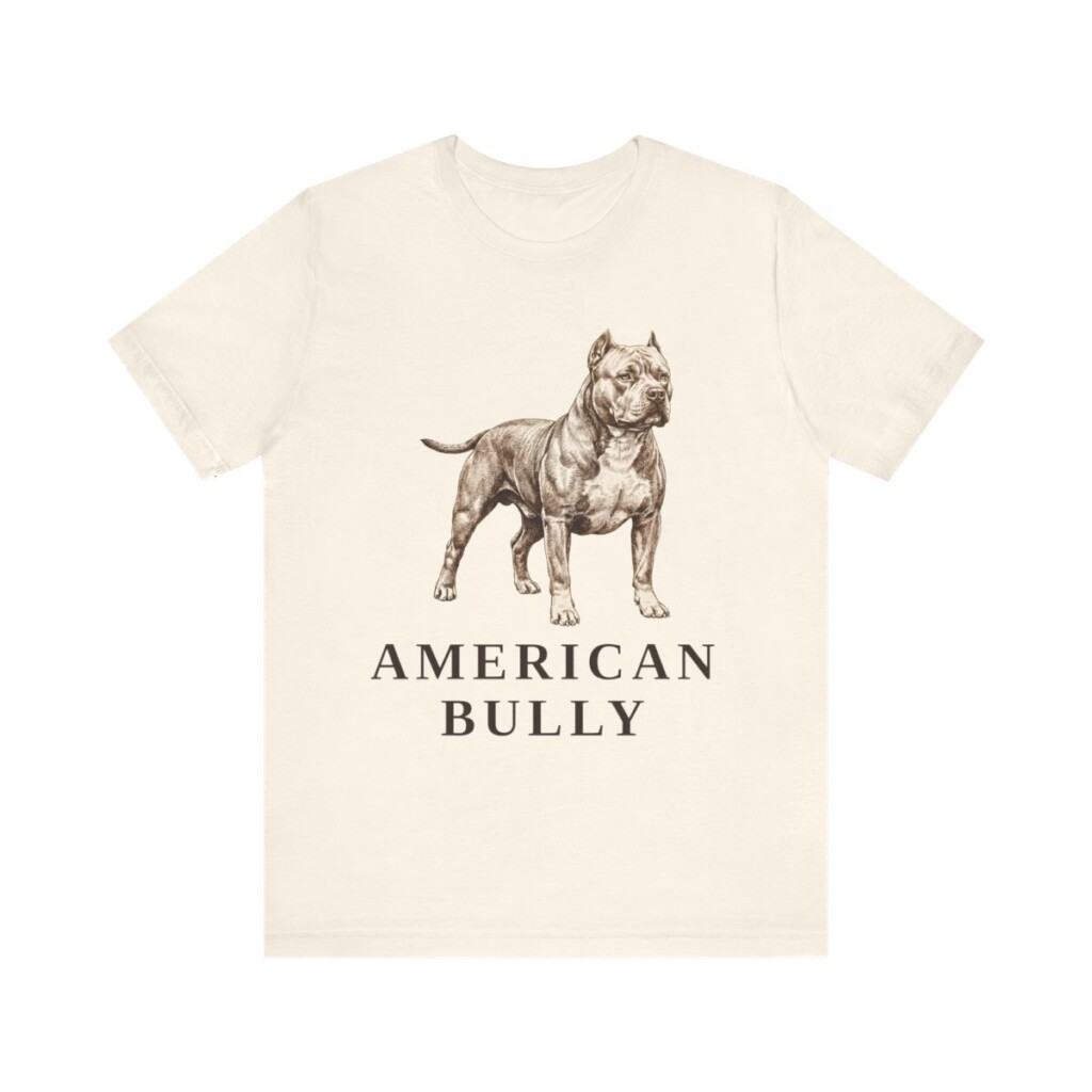 American Bully Shirt, Vintage Dog Sketch Tee, Dog Lover Gift