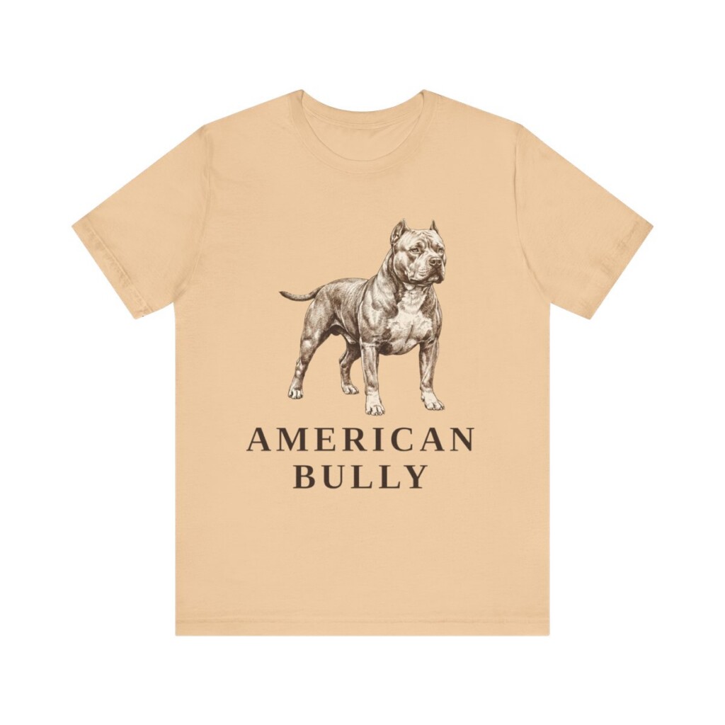 American Bully Shirt, Vintage Dog Sketch Tee, Dog Lover Gift