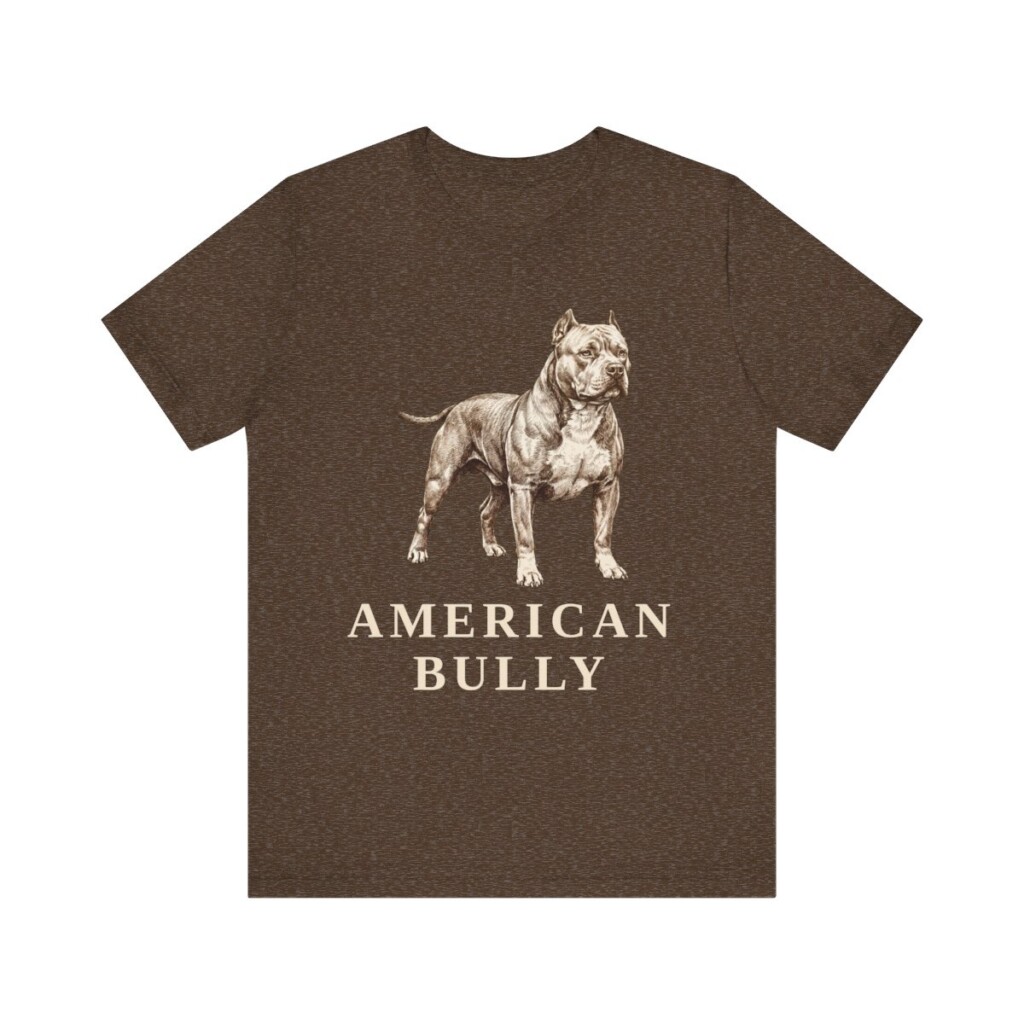 American Bully Shirt, Vintage Dog Sketch Tee, Dog Lover Gift
