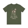 American English Coonhound Humor Shirt, Vintage Dog Sketch Tee, Dog Humor Gift