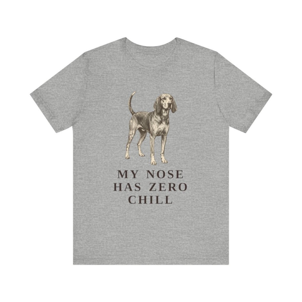 American English Coonhound Humor Shirt, Vintage Dog Sketch Tee, Dog Humor Gift